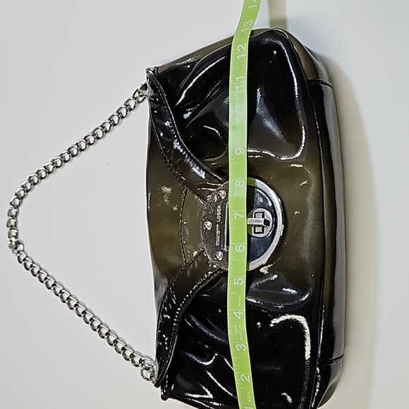 Elliot Luca army green shoulder bag silver chain New women's - Picture 7 of 15